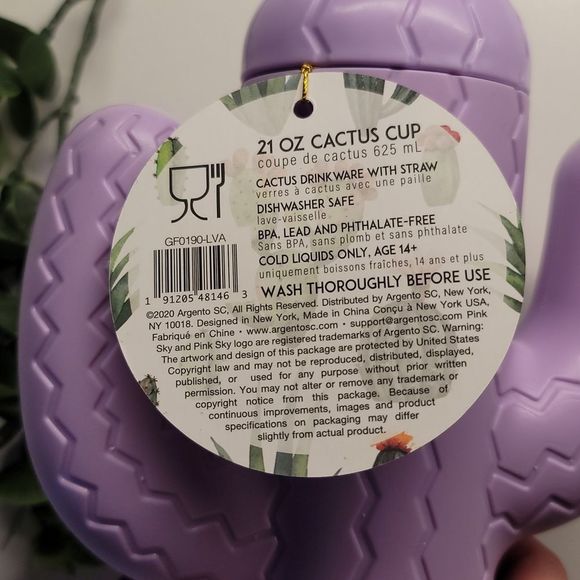 Pink Sky Purple Cactus Cup - Picture 7 of 9
